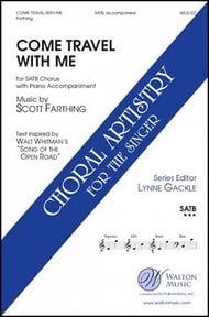 Come Travel With Me SATB choral sheet music cover Thumbnail